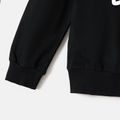 Halloween Family Matching 100% Cotton Long-sleeve Graphic Black Pullover Sweatshirts Black