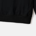 Halloween Family Matching 100% Cotton Long-sleeve Graphic Black Pullover Sweatshirts Black
