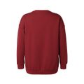 Nursing Football and Letter Print Long-sleeve Pullover Sweatshirt Burgundy