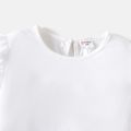 [2Y-6Y]Go-Neat Water Repellent and Stain Resistant Toddler Girl Solid Long-sleeve Tee White image 5