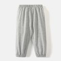 [0M--24M]Go-Neat Water Repellent and Stain Resistant Baby Boy/Girl Solid Sweatpants Grey image 2