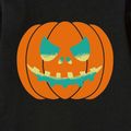 Halloween Kinder Unisex Halloween-Muster Langärmelig T-Shirts schwarz image 3