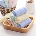 5-pack 100% Cotton Baby Muslin Washcloths Set 6 Layer Absorbent Soft Newborn Baby Face Towel Multi-color image 3
