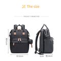Folding Bed Diaper Bag Backpack Portable Large Capacity Maternity Mommy Bag with Detachable Pacifier Bag and Diapers Changing Pad Color-A