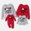 Christmas Family Matching 100% Cotton Long-sleeve Graphic Sweatshirts Multi-color image 1