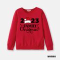 Christmas Family Matching 100% Cotton Long-sleeve Graphic Sweatshirts Multi-color image 3