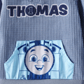 Thomas & Friends 2pcs Toddler Boy Letter Embroidered Hoodie Sweatshirt and Pants Set Blue image 3
