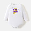 Go-Neat Water Repellent and Stain Resistant Mommy and Me White Long-sleeve Graphic T-shirts White image 3