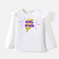Go-Neat Water Repellent and Stain Resistant Mommy and Me White Long-sleeve Graphic T-shirts White image 2