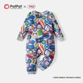 Thomas & Friends Baby Boy Graphic Print Long-sleeve Jumpsuit White image 1