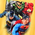 Justice League 2pcs Kid Boy Colorblock Hoodie Sweatshirt and Elasticized Cotton Pants Set Yellow image 2
