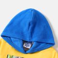 Justice League 2pcs Kid Boy Colorblock Hoodie Sweatshirt and Elasticized Cotton Pants Set Yellow image 3