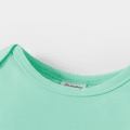 Baby Boy Cotton Short-sleeve Romper Light Green image 5