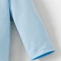 Baby Boy Cotton Short-sleeve Romper Light Blue image 3