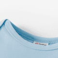 Baby Boy Cotton Short-sleeve Romper Light Blue image 5