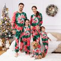 Christmas Family Matching Allover Tie Dye Long-sleeve Pajamas Sets (Flame Resistant) Multi-color image 1