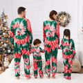 Christmas Family Matching Allover Tie Dye Long-sleeve Pajamas Sets (Flame Resistant) Multi-color image 5