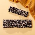 2-pack Leopard Print Bow Headband for Mom and Me Khaki image 3