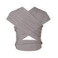 Baby Wrap Carrier, Breathable Stretchy Infant Sling Hands-Free Baby Carrier Sling Perfect for Newborn Babies Dark Grey image 2
