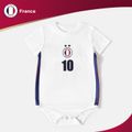 Family Matching Short-sleeve Graphic White Soccer T-shirts (France) White image 2