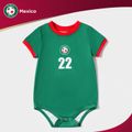 Family Matching Short-sleeve Graphic Green Football T-shirts (Mexico) Green image 2