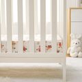 Drap de lit bébé 100% mousseline de coton à motif floral Multicolore image 5