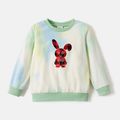 [2Y-6Y] Go-Neat Water Repellent and Stain Resistant Toddler Girl/Boy Rabbit Print Pullover Sweatshirt Multi-color image 1