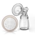 1Pc Breast Pump Portable Electric Hands Free Breast Pump with 9 Levels & 3 Modes & Night Light White image 1