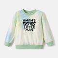 [2Y-6Y] Go-Neat Water Repellent and Stain Resistant Toddler Girl/Boy Letter Print Pullover Sweatshirt Multi-color image 1