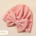1Pc Solid Bow Decor Headband or Hat for Mom and Me Rose Gold image 1