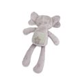 7.8''/15.6'' Soft Adorable Animal Elephant Baby Pillow Infant Sleeping Stuff Toys Baby 's Playmate Toddler Gift Grey image 2