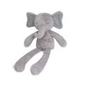 7.8''/15.6'' Soft Adorable Animal Elephant Baby Pillow Infant Sleeping Stuff Toys Baby 's Playmate Toddler Gift Grey image 3
