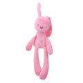 7.8''/15.6'' Soft Adorable Animal Rabbit Baby Pillow Infant Sleeping Stuff Toys Baby 's Playmate Toddler Gift Pink image 2