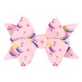Sequin / Glitter Decor Bow Hair Clip for Girls Pink image 3