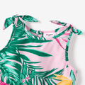 PAW Patrol Toddler Girl Floral Print Bowknot Sleeveless Dress Pink image 3
