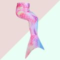 3pcs Kid Girl Mermaid Swimsuit Pink image 2