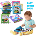 Baby Cloth Book Baby Early Education Cognition Farm Animal Vegetable Animals Wearing Transportation Sea World Cloth Book Pink image 5