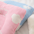 Baby Pillow Soft Breathable Baby Jacquard Head Shaping Pillow for 0-1Y Pink image 3
