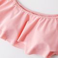 Summer Flounce Plant Print Matching Family Swimsuits Pink image 5