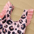 Special Leopard Matching Swimsuit for Family Pink
