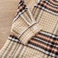 Baby Boy Bow Front Button Front Long-sleeve Plaid Shirt PLAID image 5