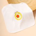 7-pack 100% Cotton Baby Infant Square Towel Washcloths Baby Handkerchief Face Towel Set Multi-color