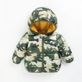 Toddler Boy Trendy Camouflage Print Hooded Coat Multi-color image 1