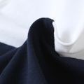 2pcs Baby Boy 95% Cotton Long-sleeve Faux-two Cartoon Panda Jumpsuit with Hat Set Royal Blue image 3