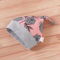 3pcs Baby Girl 95% Cotton Long-sleeve Letter and Floral Print Set White image 4