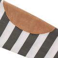 Trendy Striped Long-sleeve Cardigan  Brown image 2