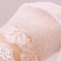 Durchsichtige Socke aus Spitze für Babymädchen weiß image 3
