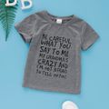Baby / Toddler Letter Print Tee Grey image 1