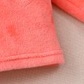 Toddler Girl Bowknot Design Fuzzy Flannel Fleece Hoodie Sweatshirt Pink