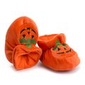 Halloween Baby / Toddler Pumpkin Soft Sole Prewalker Shoes Orange